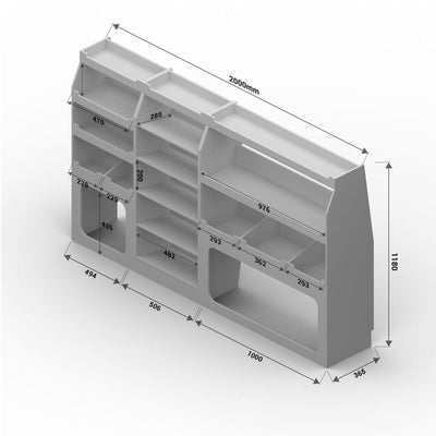 VW Transporter (2024-) Plywood Van Racking - Both Sides