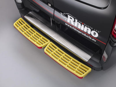 Ford Transit (2013-2024) Custom Yellow Triple AccessStep - No Reverse Sensors
