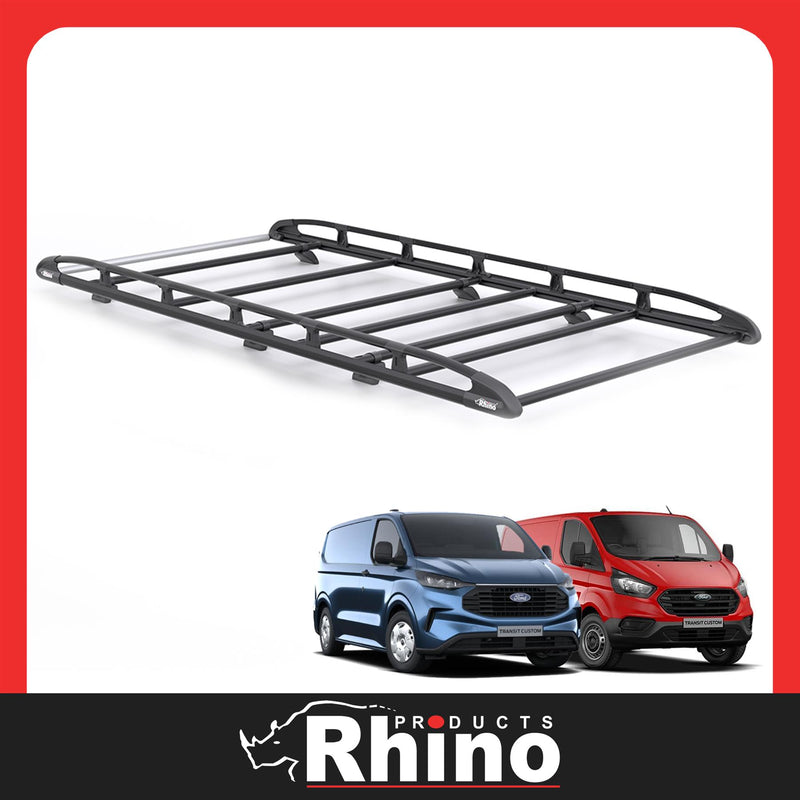 Ford Transit (2013-2024) Custom - Rhino KammRack Black Roof Rack