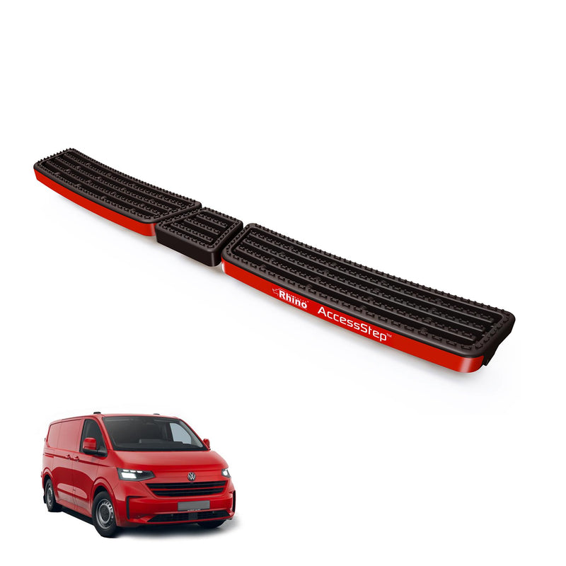 VW Transporter (2024-) Black Triple AccessStep - No Reverse Sensors