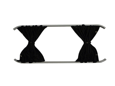 Ford Transit Custom (2013-2023) - Left Hand Sliding Door Black Curtain Kit