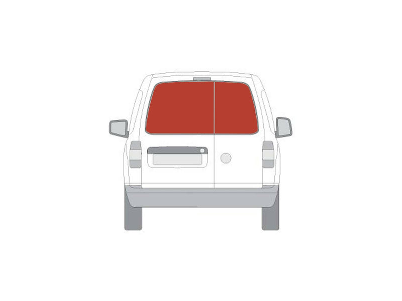 VW Caddy (2015-) - Rear Door Dark Tint Windows