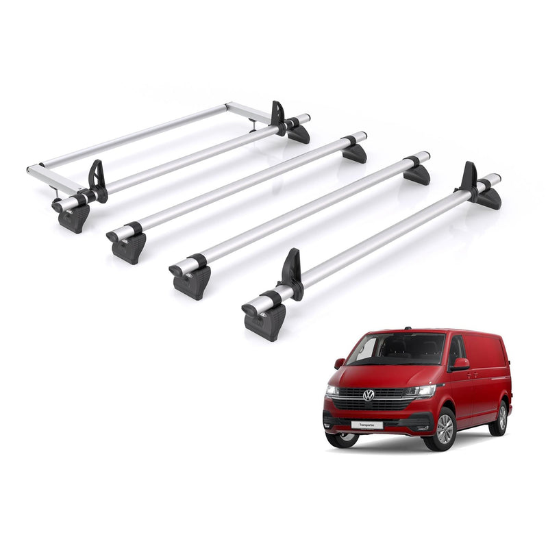 VW Transporter T5 (2002-2015) - Rhino Kammbar Pro Roof Bars