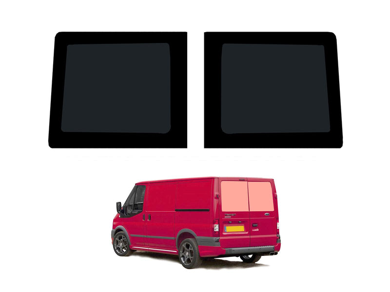 Ford Transit (2000-2014) Rear Barn Door Window Privacy Camper Glass