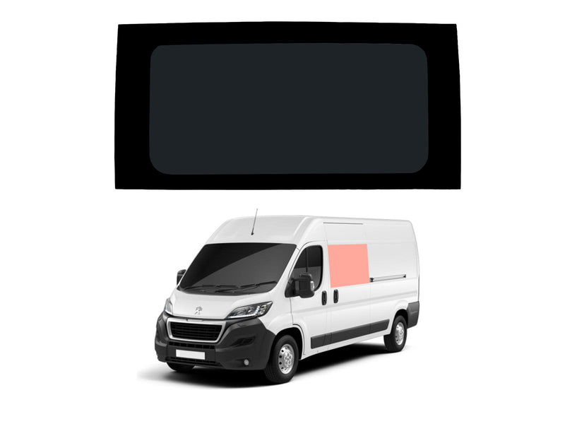 Peugeot Boxer (2006-) Passenger Side Fixed Window Privacy Camper Glass