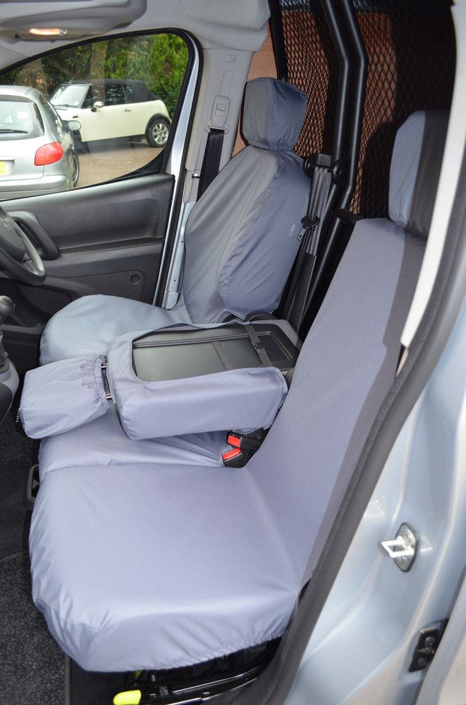 Citroen Berlingo - Tailored Front Row Seat Covers in Grey (1+2)