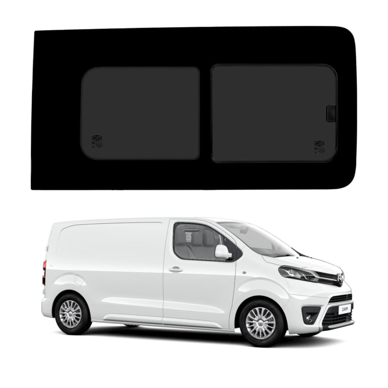 Toyota Proace (2016-) Driver Side Opening Window Privacy Camper Glass
