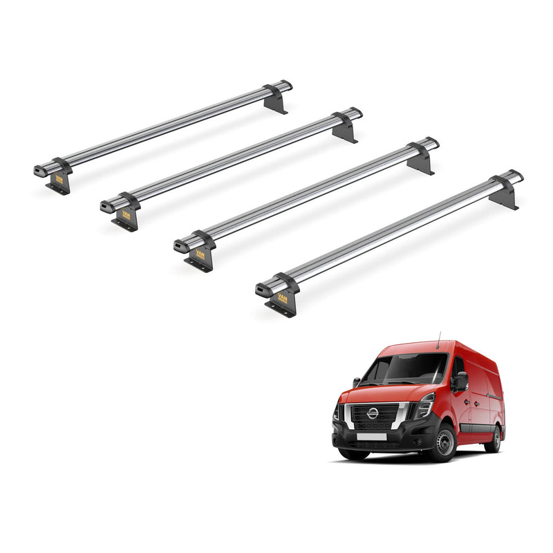 Van Guard Ulti Bar Trade 4 Bars Roof Rack For The Nissan Interstar 2022+