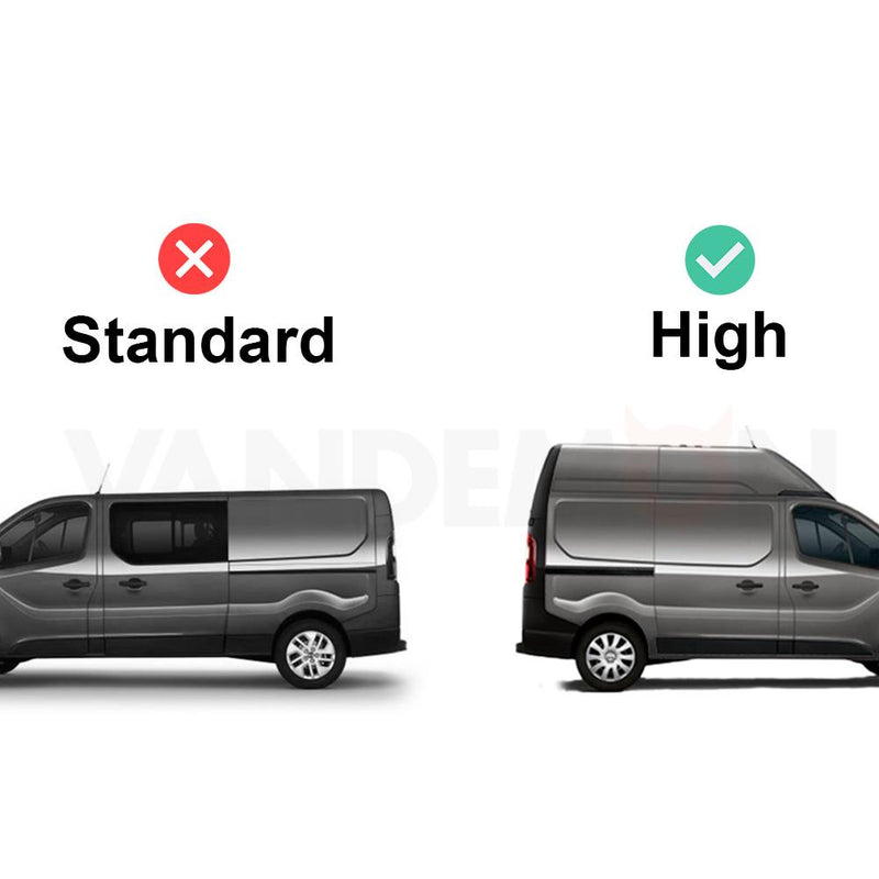 Nissan NV300 (2016-2021) - 3 Van Guard Ultibar Trade Roof Bars + Roller