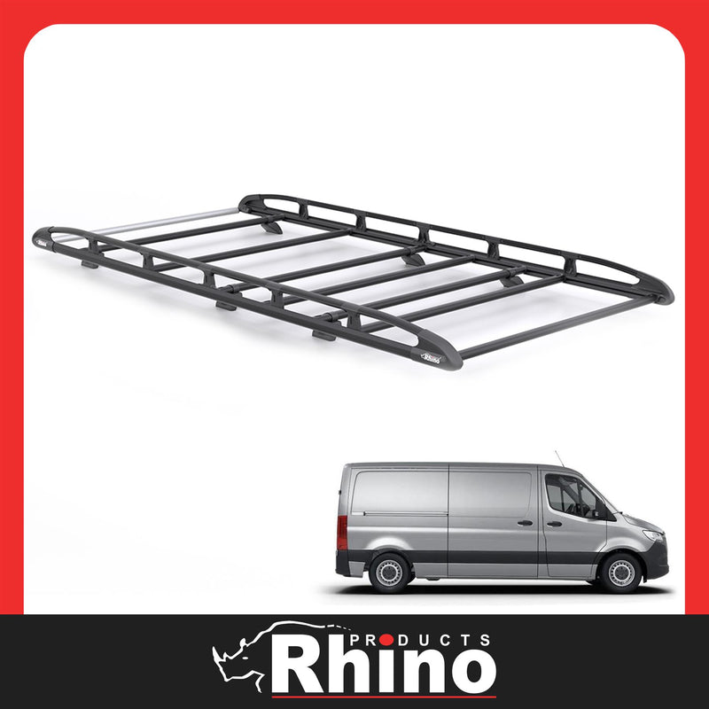 Mercedes Sprinter (2018-) - Rhino KammRack Black Roof Rack