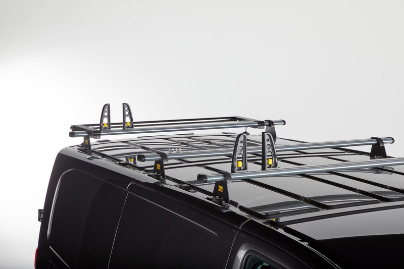 Ford Transit Custom Roof Rack for 2024+ Van Guard  2 Bars + Roller + Loadstops