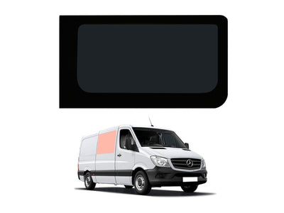 Mercedes Sprinter (2006-) Driver Side Fixed Window Privacy Camper Glass