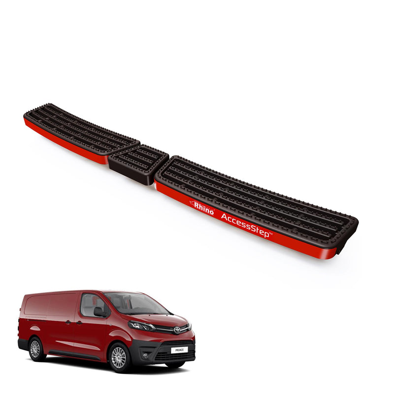 Toyota ProAce (2016-2024) Black Triple AccessStep - No Reverse Sensors
