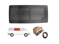 VW Transporter (1990-2003) Driver Side Opening Window Privacy Camper Glass with Fitting Kit