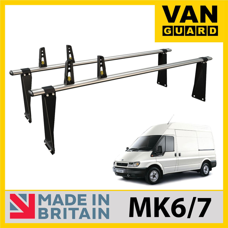 Ford Transit (2000-2014) - 2 Van Guard Ultibar Plus Roof Bars