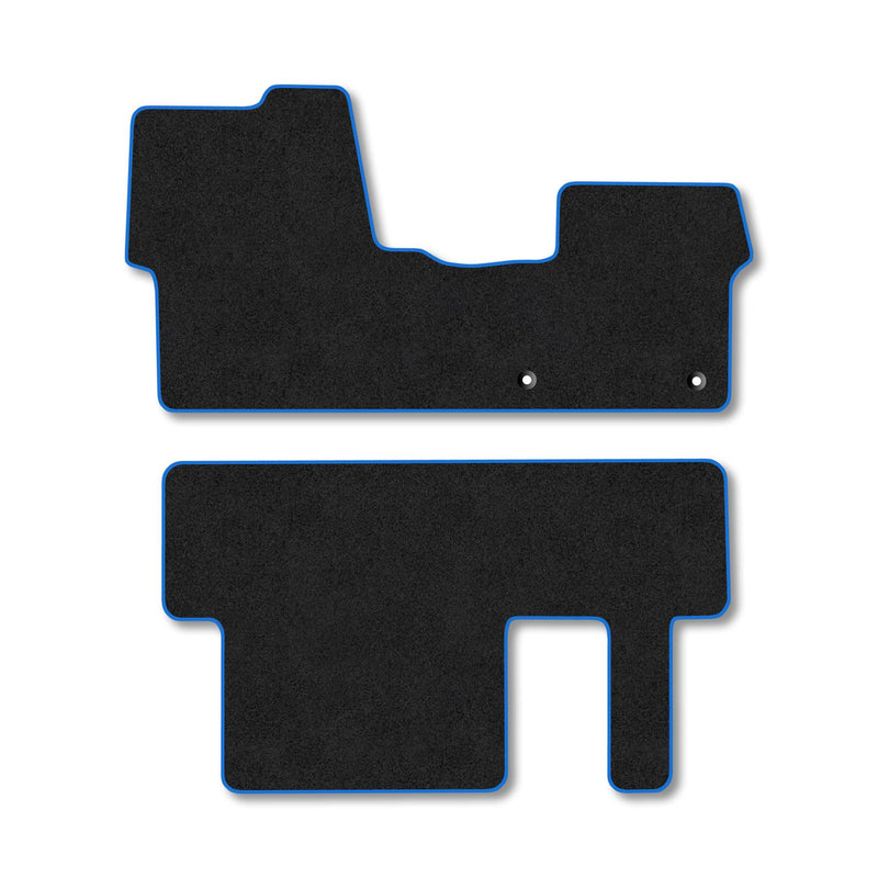 Vauxhall Vivaro Life (2019- ) Carpet Floor Mat Blue Trim