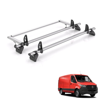 Mercedes Sprinter (2018 onwards) - Rhino Kammbar Fleet Roof Bars