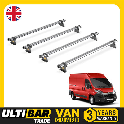 Citroen Relay (2006-) - 4 Van Guard Ultibar Trade Roof Bars