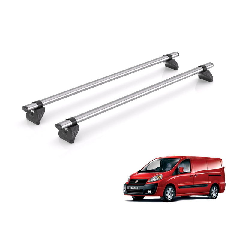 Fiat Scudo Roof Rack Fits 2007-2016 Models 2x Steel Bars Rhino Kammbar Fleet