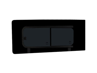Ford Transit Custom (2013-2023) - Right Side Panel Dark Tint Opening Window & Fitting Kit