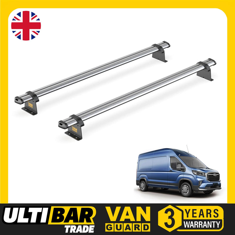 Van Guard Ulti Bar Trade 2 Bars Roof Rack For The Maxus Deliver 9 2020+