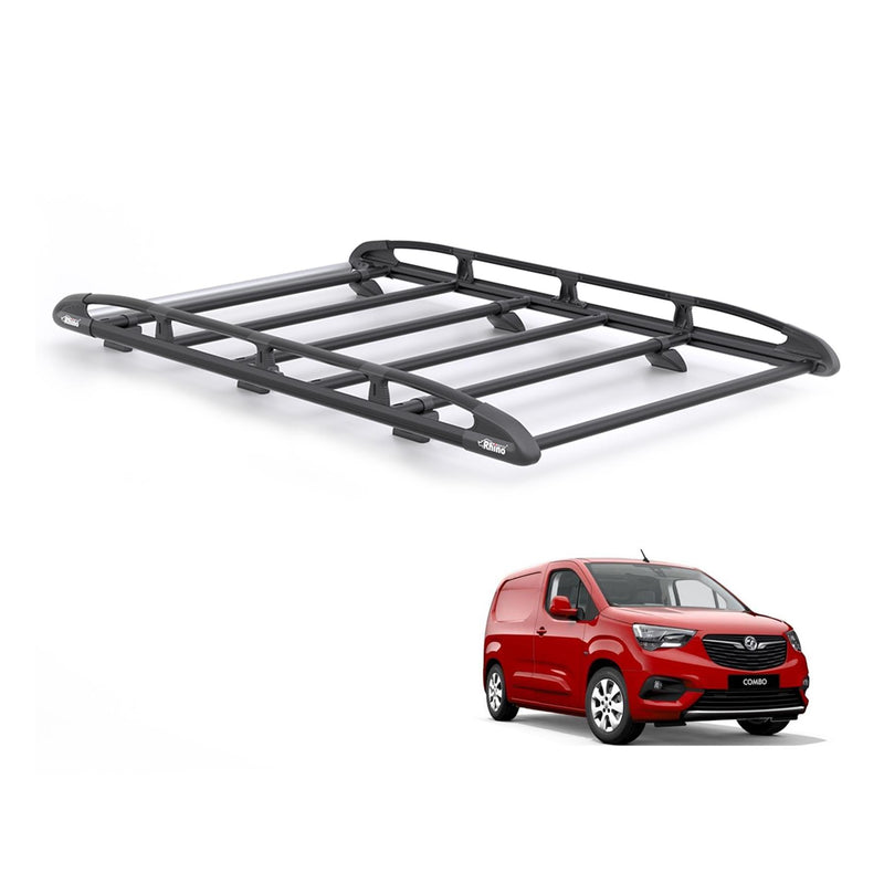 Vauxhall Combo (2018-) - Rhino KammRack Black Roof Rack