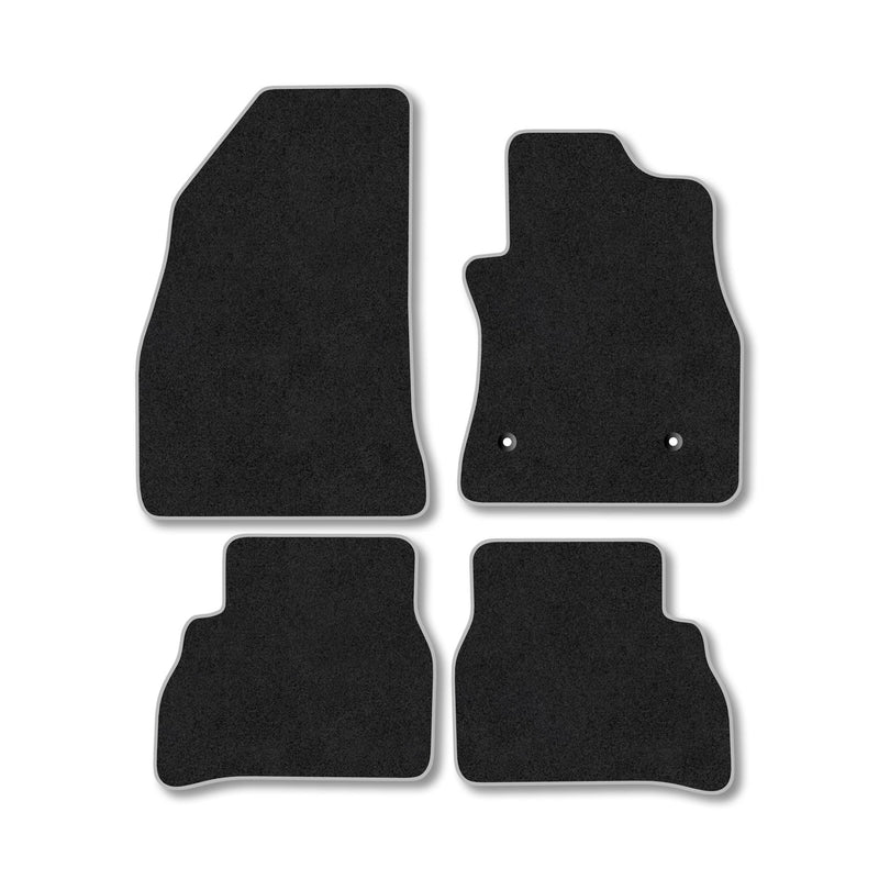 Vauxhall Combo (2010-2018) [Crew Van] Carpet Floor Mat Grey Trim