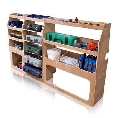 Renault Trafic (2014-) Plywood Van Racking - Both Sides