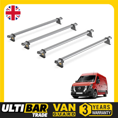 Van Guard Ulti Bar Trade 4 Bars Roof Rack For The Nissan Interstar 2022+