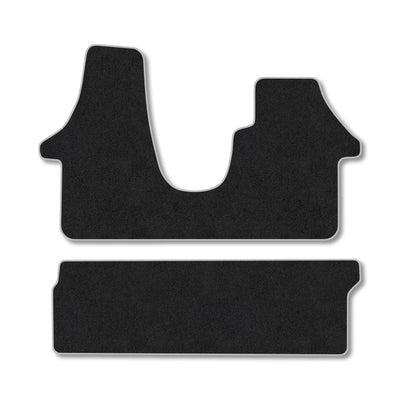 VW Transporter T6 (2015-2019) [Kombi] [Double Front Seat] [Twin Sliding Doors] [Not T6.1] Carpet Floor Mats