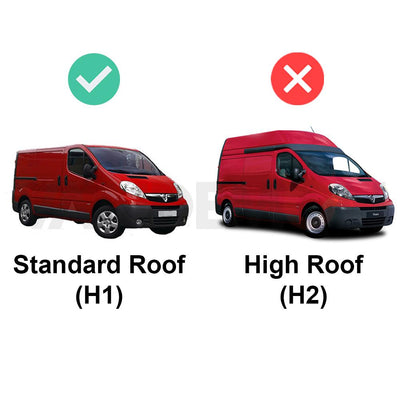 Vauxhall Vivaro (2001-2014) - 3 Van Guard Ultibar Plus Roof Bars + Roller