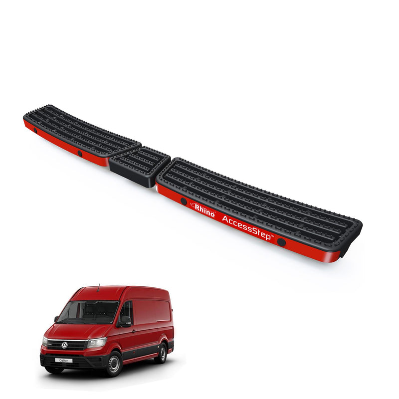 VW Crafter (2017-) Black Triple AccessStep - With Connect+