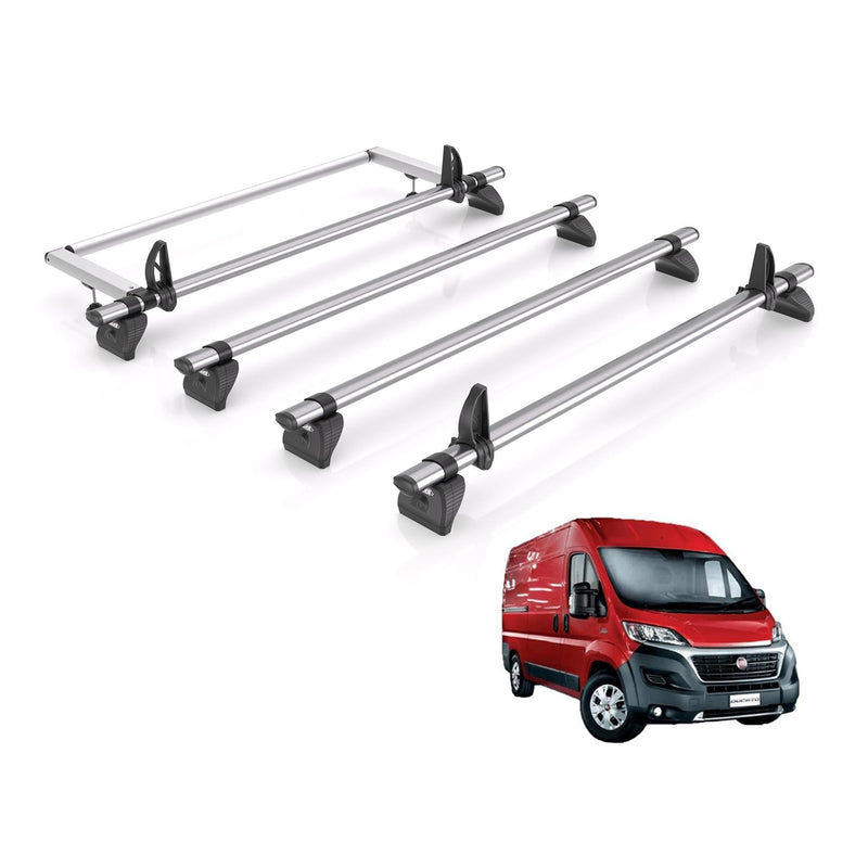 Fiat Ducato (2006 onwards) - Rhino Kammbar Fleet Roof Bars
