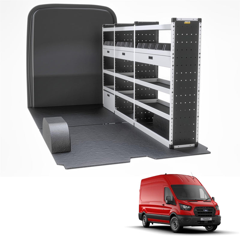 Ford Transit Van Guard Racking - Driver Side [Gold Pack]