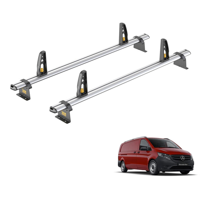 Mercedes Vito (2014-) - 2 Van Guard Ultibar Plus Roof Bars