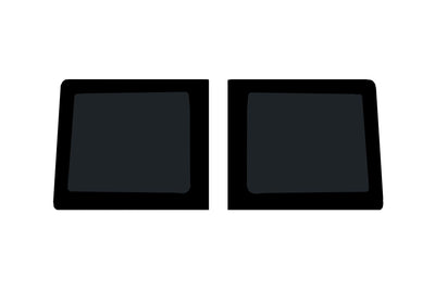 Ford Transit (2000-2014) - Rear Door Dark Tint Windows & Fitting Kit