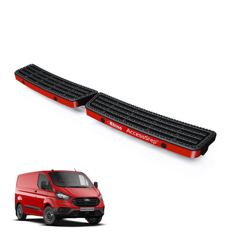Ford Transit (2013-2024) Custom Black Twin AccessStep - With Connect+