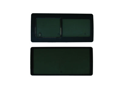 VW Transporter (1990-2003) Driver Fixed Passenger Opening Side Windows Privacy Camper Glass with Fitting Kit