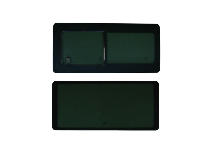 VW Transporter (1990-2003) Driver Fixed Passenger Opening Side Windows Privacy Camper Glass with Fitting Kit