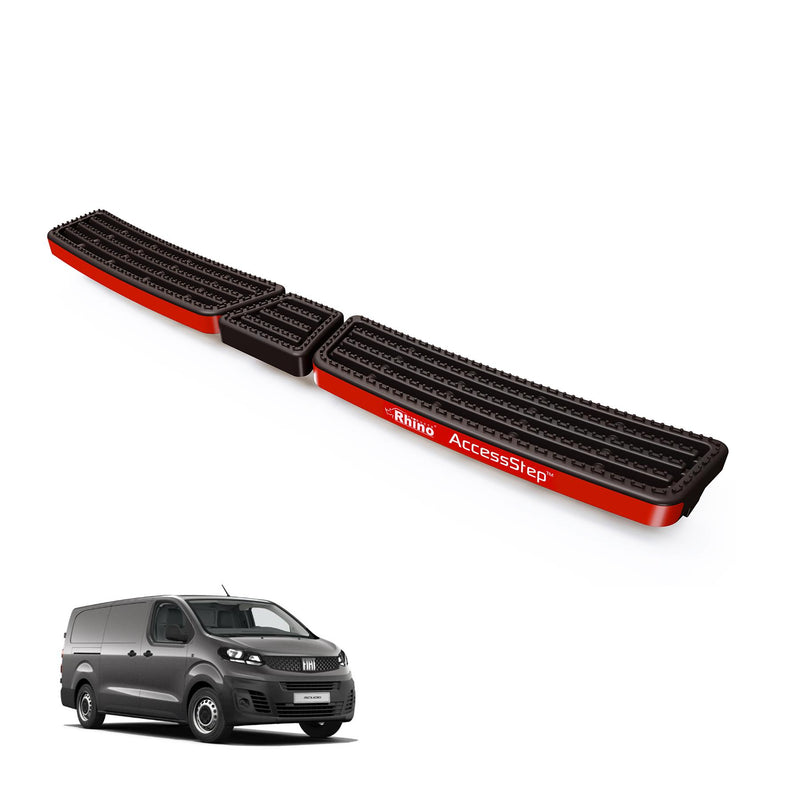 Fiat Scudo (2022-) Black Triple AccessStep - No Reverse Sensors