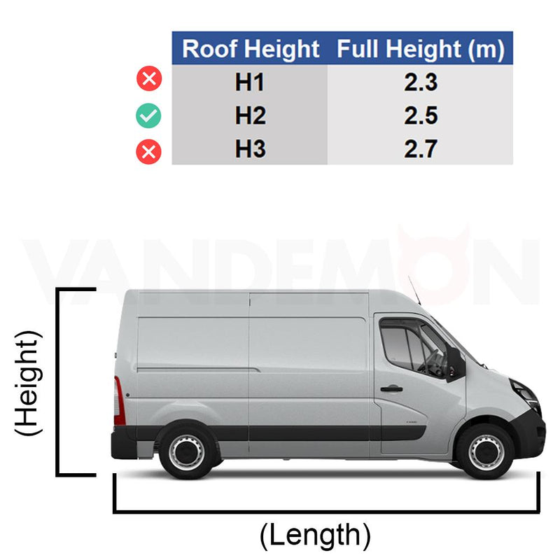 Rhino Aluminium (2010-2021) 7 Step Rear Door Ladder