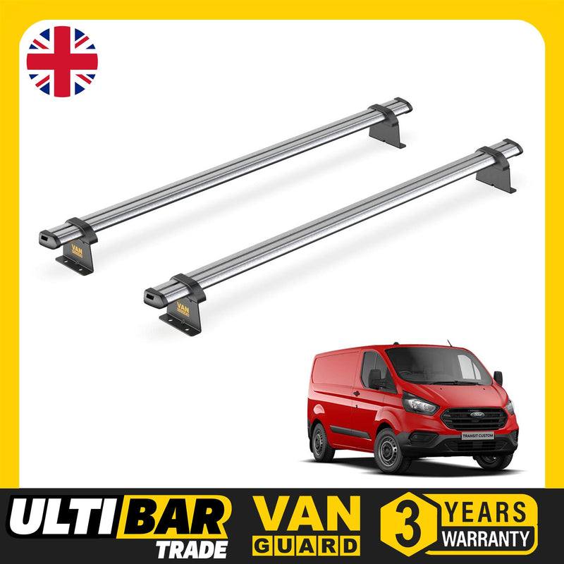 Ford Transit Custom - 2 Van Guard Ultibar Trade Roof Bars
