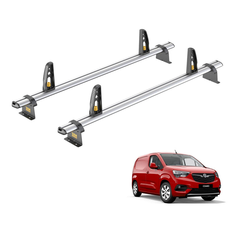 Vauxhall Combo (2018-) - 2 Van Guard Ultibar Plus Roof Bars