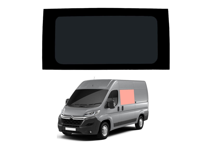 VD Glass - Citroen Relay 2006 - (L2,L3,L4/H1,H2,H3) Lh Side Fixed Tint