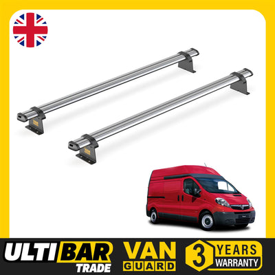 Vauxhall Vivaro (2001-2014) - 2 Van Guard Ultibar Trade Roof Bars