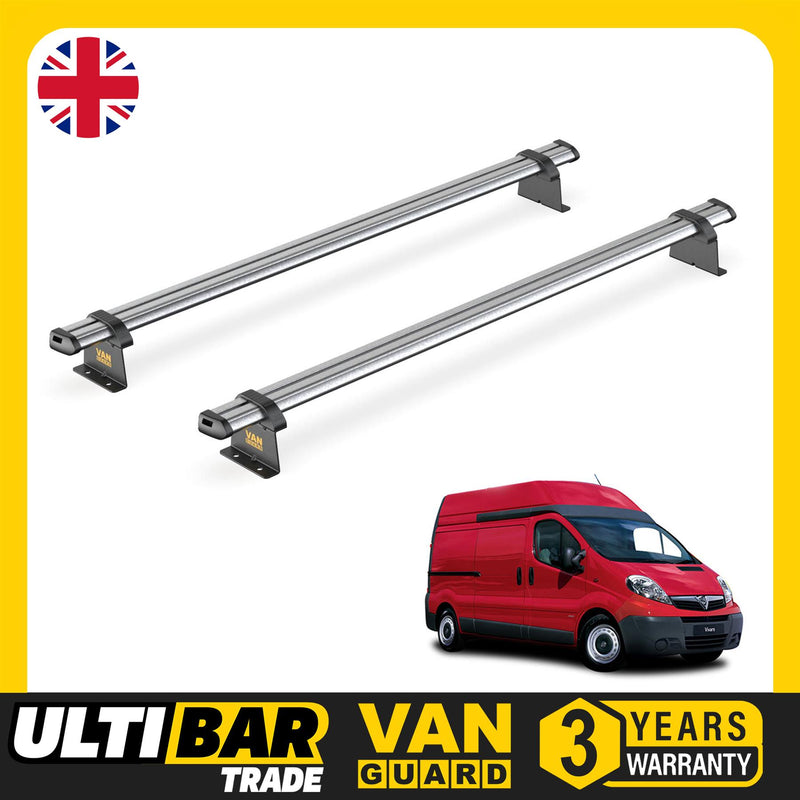 Vauxhall Vivaro (2001-2014) - 2 Van Guard Ultibar Trade Roof Bars