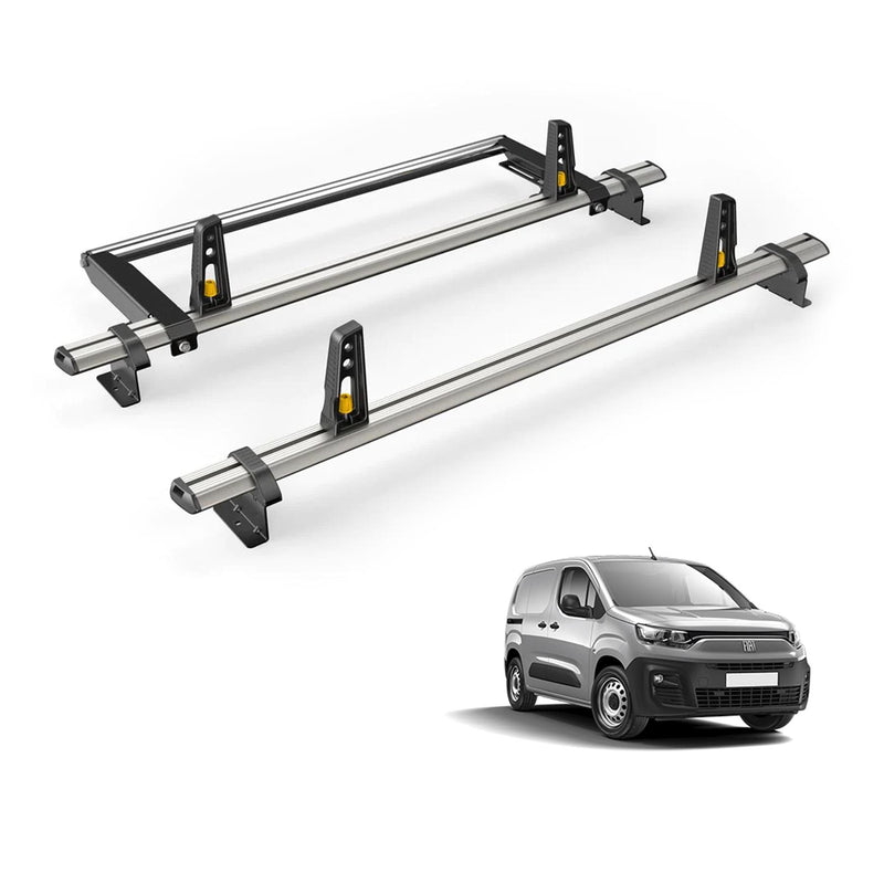 Fiat Doblo Roof Rack for 2022+ [Short (L1)] 2 Bars & Roller - Van Guard Plus