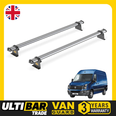 VW Crafter (2006-2017) - 2 Van Guard Ultibar Trade Roof Bars
