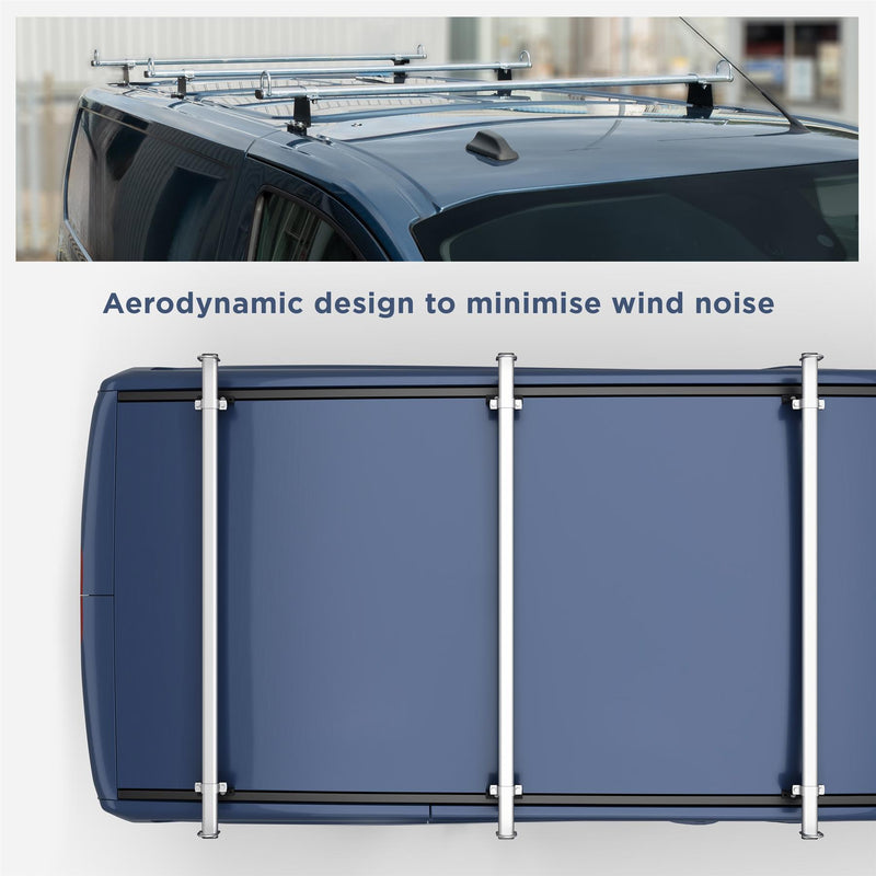 Fiat Scudo (2022-) - 3 Roof Bars & Roller