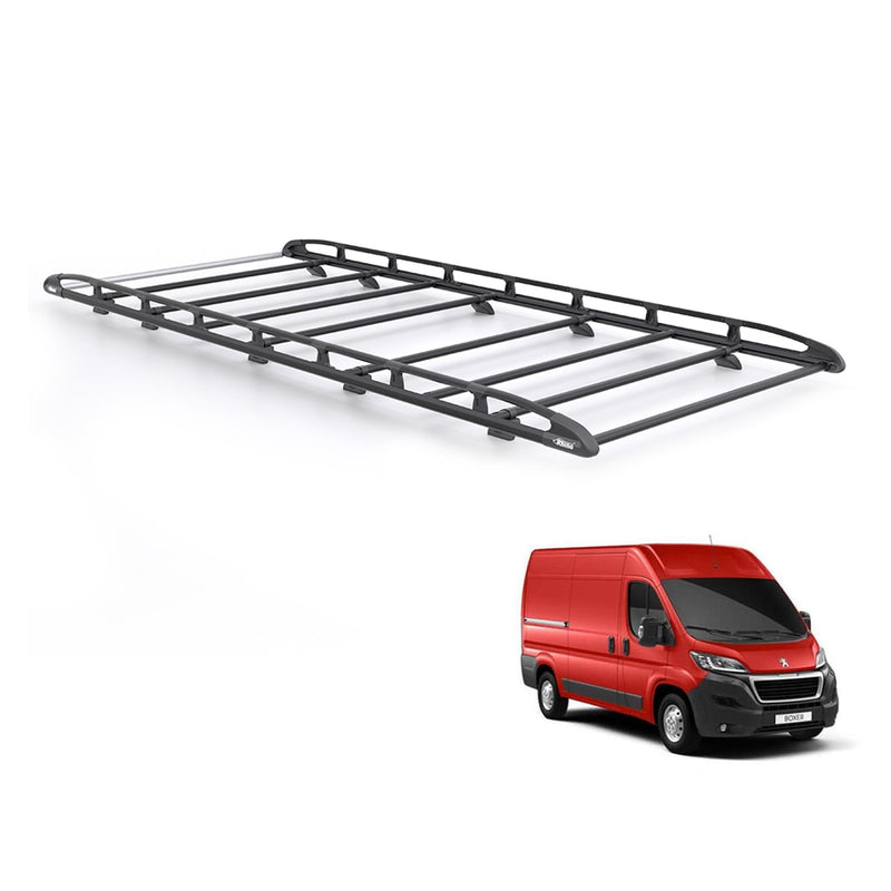 Peugeot Boxer (2006-) - Rhino KammRack Black Roof Rack